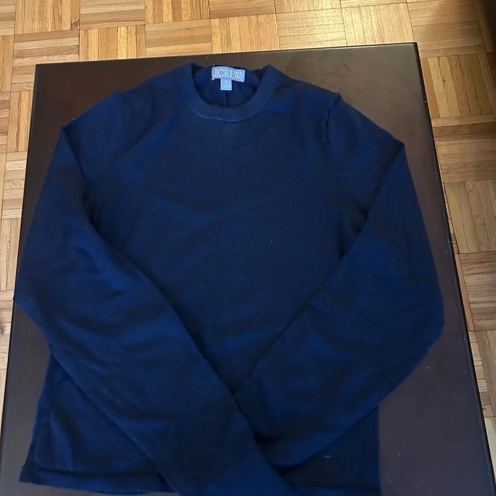 J. Crew Navy Crewneck Sweater